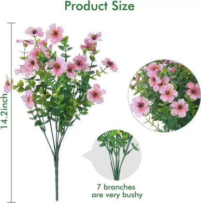 7 Heads 35 Mesh Eucalyptus Violet Colored 21 Bunches V1221-7-HEADS-35-MESH-EUCALYPTUS-VIOLET-COLORED-21-BUNCHES