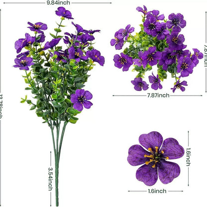 7 Heads 35 Mesh Eucalyptus Violet Deep Purple 21 Bunches V1221-7-HEADS-35-MESH-EUCALYPTUS-VIOLET-DEEP-PURPLE-21-BUNCHES