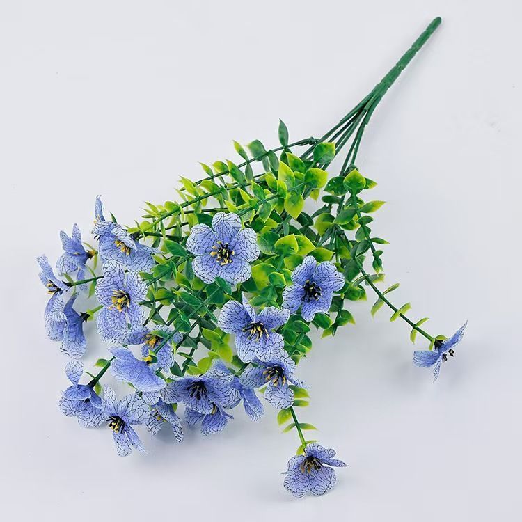 7 Heads 35 Mesh Eucalyptus Violet Light Blue 21 Bunches V1221-7-HEADS-35-MESH-EUCALYPTUS-VIOLET-LIGHT-BLUE-21-BUNCHES