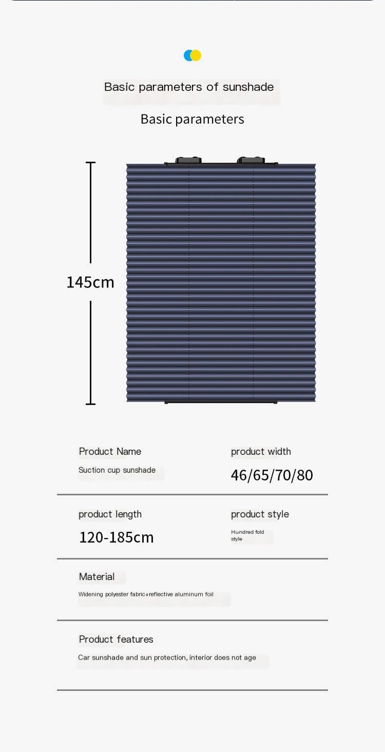 VenetianBlindSunshade80cmFrontPanel V1221-80CMFRONTDISPLAY