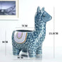 Alpaca Blue Ceramic Planter V1221-ALPACA-BLUE-CERAMIC-PLANTER
