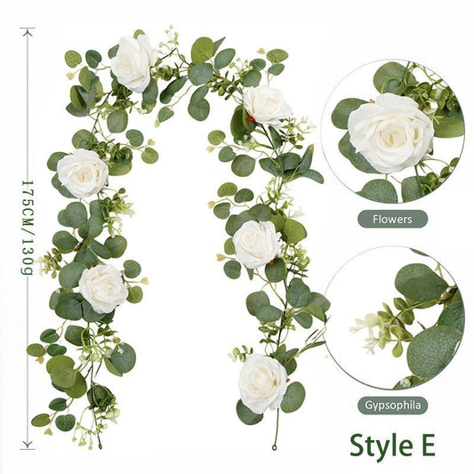 Artificial Eucalyptus Vine white V1221-ARTIFICIAL-EUCALYPTUS-VINE-WHITE