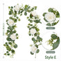 Artificial Eucalyptus Vine white V1221-ARTIFICIAL-EUCALYPTUS-VINE-WHITE