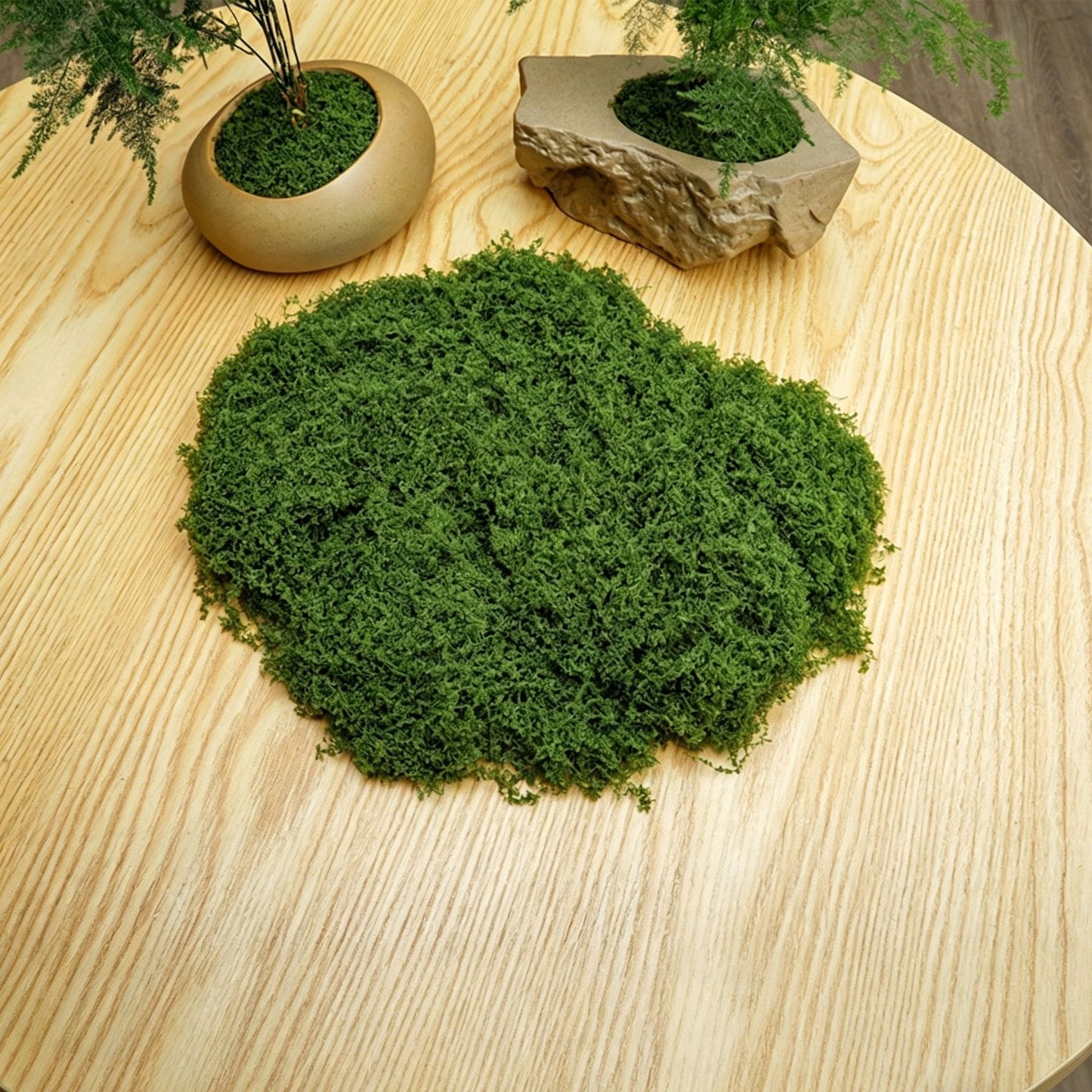 diy artificial moss lawn-Dark Green Filamentous Moss 30g V1221-ARTIFICIAL-TURF-DARK-GREEN-FILAMENTOUS-MOSS-30G