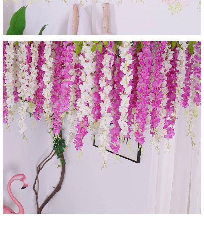 ArtificialLilacWisteria-Green-110CM-12-StemPack V1221-ARTIFICIALLILACWISTERIA-GREEN-110CM-12-STEMPACK