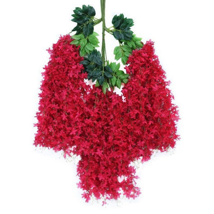 ArtificialLilacWisteria-RoseRed-110CM-12-StemPack V1221-ARTIFICIALLILACWISTERIA-ROSERED-110CM-12-STEMPACK