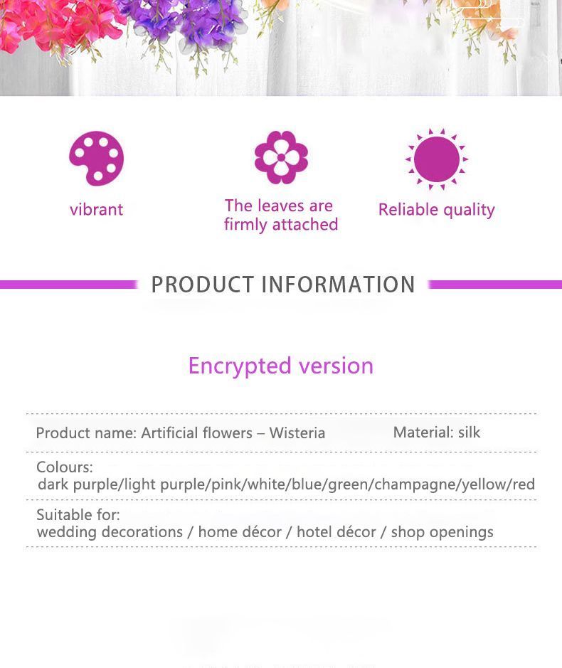 ArtificialWisteriaFlowers-LightPink-110CM-12-StemPack V1221-ARTIFICIALWISTERIAFLOWERS-LIGHTPINK-110CM-12-STEMPACK