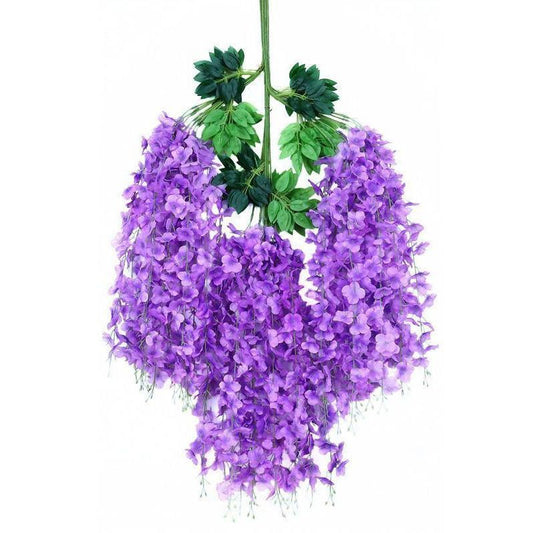 ArtificialWisteriaFlowers-LightPurple-110CM-12-StemPack V1221-ARTIFICIALWISTERIAFLOWERS-LIGHTPURPLE-110CM-12-STEMPACK