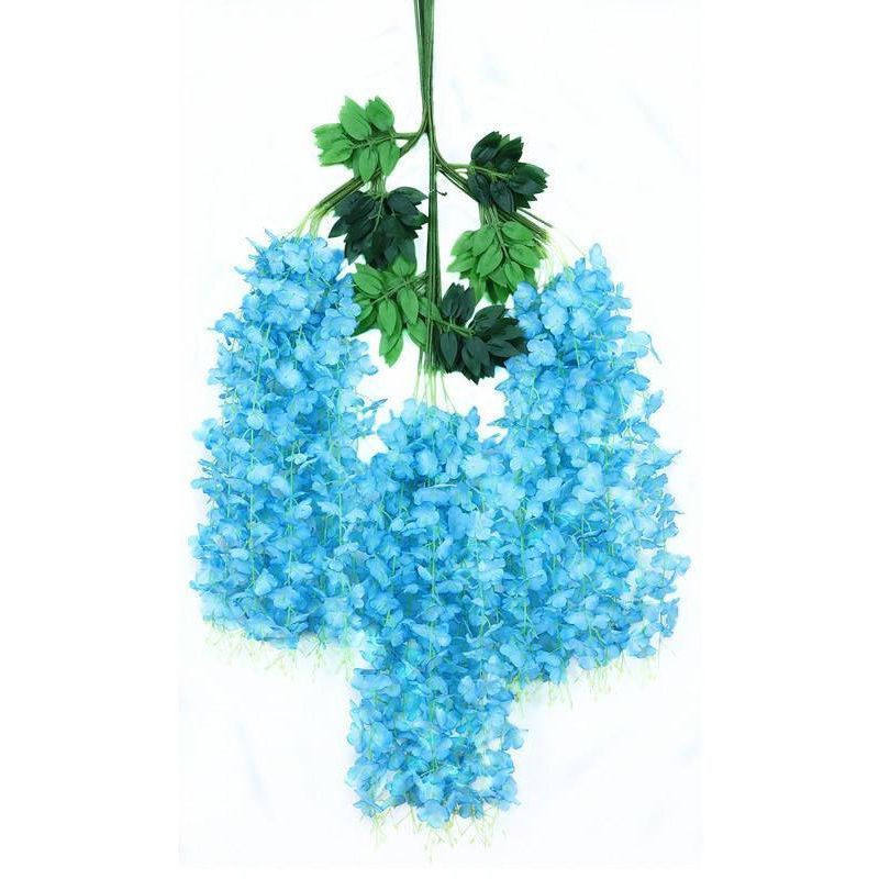 ArtificialWisteriaFlowers-SkyBlue-110CM-12-StemPack V1221-ARTIFICIALWISTERIAFLOWERS-SKYBLUE-110CM-12-STEMPACK