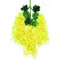 ArtificialWisteriaFlowers-Yellow-110CM-12-StemPack V1221-ARTIFICIALWISTERIAFLOWERS-YELLOW-110CM-12-STEMPACK