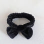 Autumn/Winter Plush Bow Headband Black V1221-AUTUMN-WINTER-PLUSH-BOW-HEADBAND-BLACK
