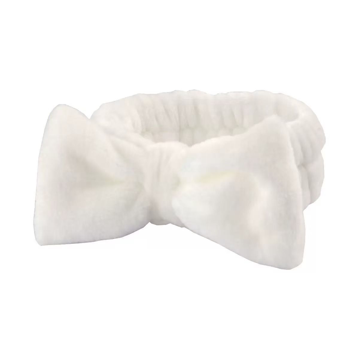 Autumn/Winter Plush Bow Headband Black V1221-AUTUMN-WINTER-PLUSH-BOW-HEADBAND-BLACK