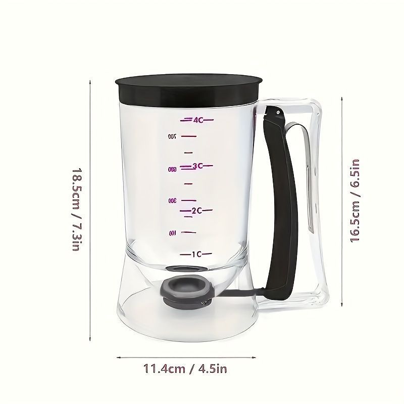 Handheld cake batter separator-Purple V1221-BATTER-SEPARATOR-PURPLE