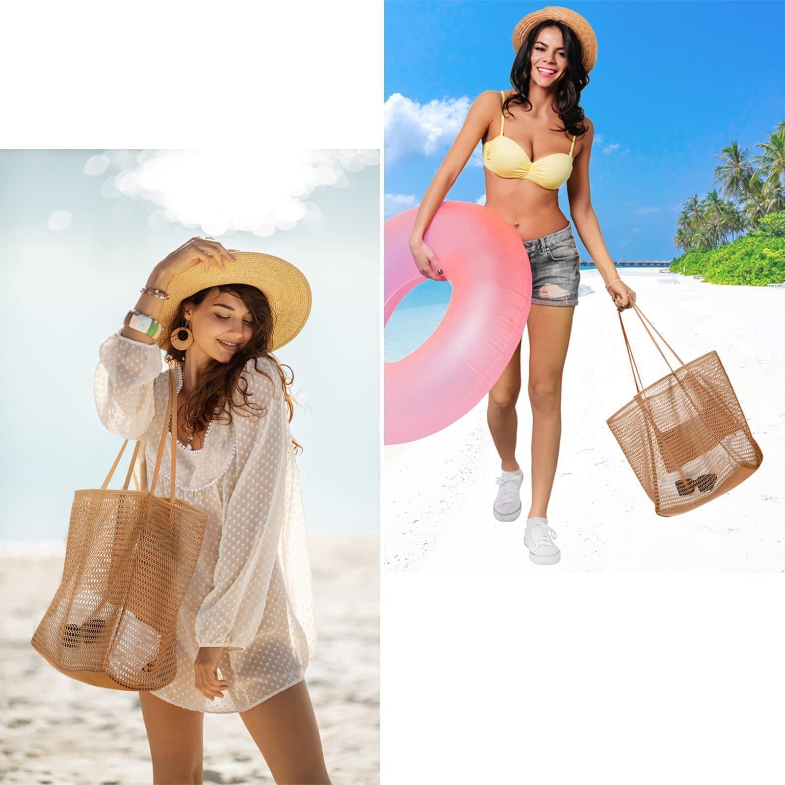 Beach Bag black V1221-BEACH-BAG-BLACK