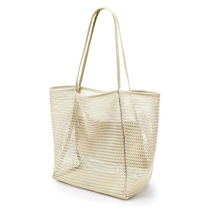 Beach Bag off white V1221-BEACH-BAG-OFF-WHITE