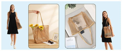 Beach Bag - Pink V1221-BEACH-BAG-PINK