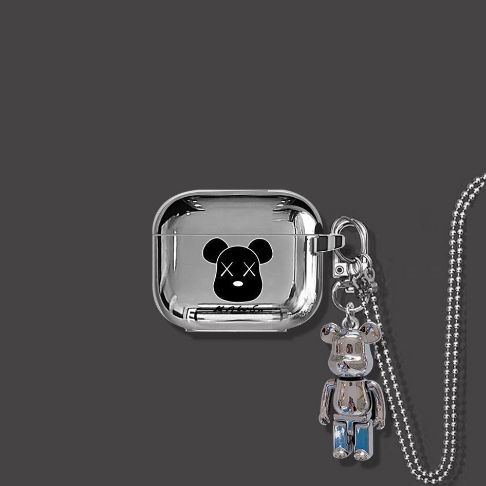 Bear AirPods Pro Case+Keyring+Necklace V1221-BEAR-AIRPODS-PRO-CASE-KEYRING-NECKLACE