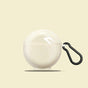 Beige headphone cover + hook AirPods 2 V1221-BEIGE-HEADPHONE-COVER-HOOK-AIRPODS-2