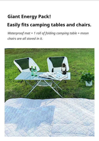 Black Ground Mat Version-Ground Mat+Folding Table+2 Moon Chairs V1221-BLACK-GROUND-MAT-VERSION-GROUND-MAT-FOLDING-TABLE-2-MOON-CHAIRS
