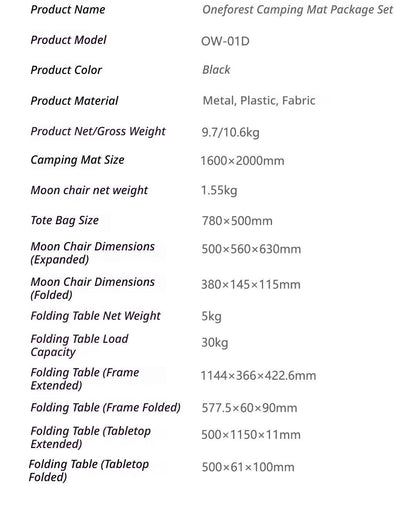 Black Ground Mat Version-Ground Mat+Folding Table+2 Moon Chairs V1221-BLACK-GROUND-MAT-VERSION-GROUND-MAT-FOLDING-TABLE-2-MOON-CHAIRS