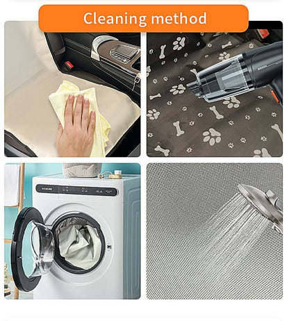 PetBlackBonePrintCarMat V1221-BLACKBONEPRINTCARMAT