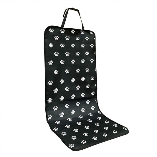 PetBlackPawPrintCarMat V1221-BLACKPAWPRINTCARMAT