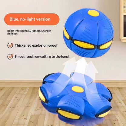 TransformingFlyingSaucerBall-Blue(ThreeLights) V1221-BLUETHREE-LIGHTVERSION