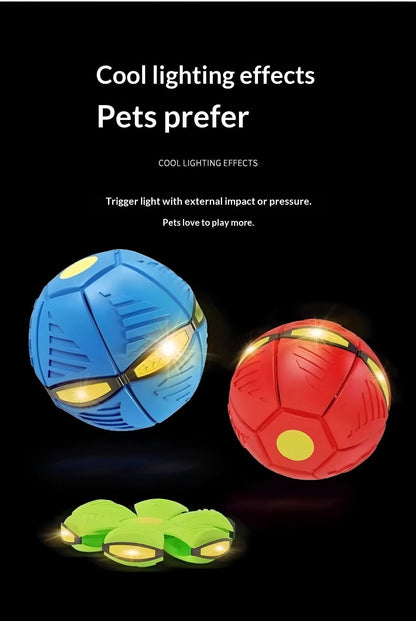 TransformingFlyingSaucerBall-Blue(ThreeLights) V1221-BLUETHREE-LIGHTVERSION