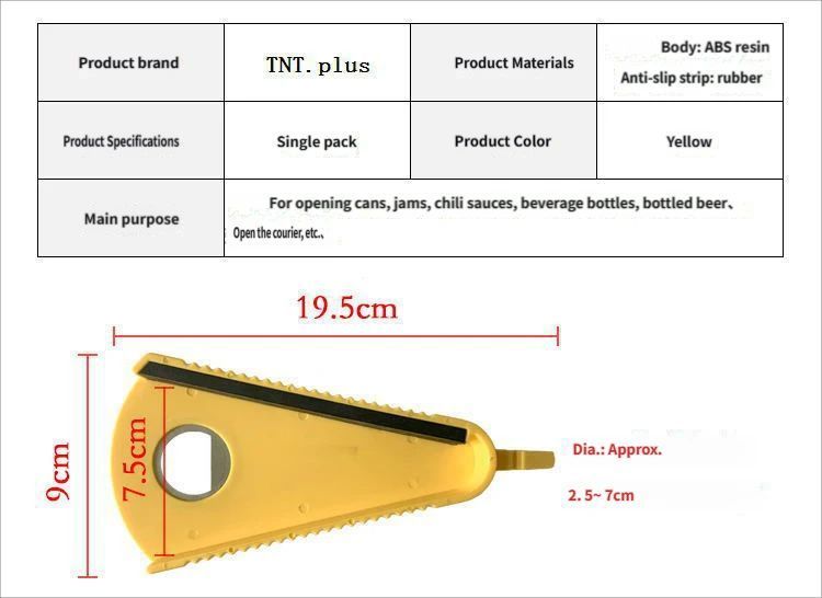 Multi-functional bottle cap opener V1221-BOTTLE-OPENER