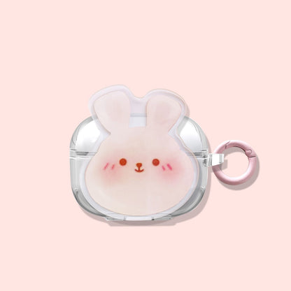 Bow Pattern + Round Ring Apple Airpods1 2 V1221-BOW-PATTERN-ROUND-RING-APPLE-AIRPODS1-2
