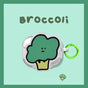 Broccoli + Round Ring Apple AirPods Pro V1221-BROCCOLI-ROUND-RING-APPLE-AIRPODS-PRO