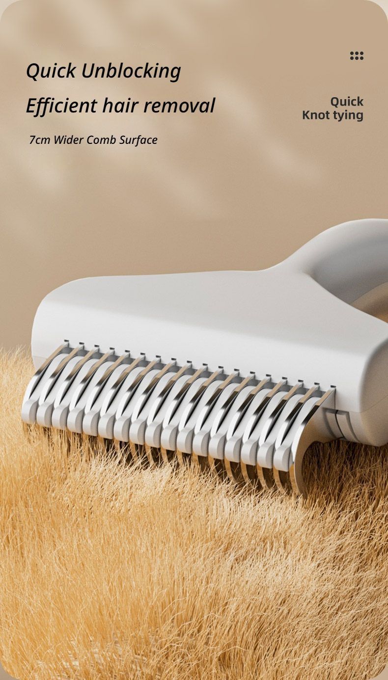 Cat hair comb-Green V1221-CAT-HAIR-COMB-GREEN