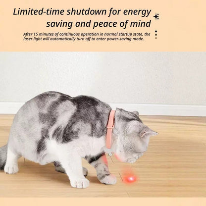 Laser cat teasing collar-Light green V1221-CAT-TEASING-COLLAR-LIGHTGREEN