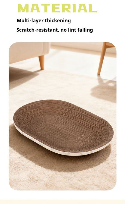 CatScratcher,OvalShape,MediumSize47x32-ThinStyle V1221-CATSCRATCHEROVALSHAPEMEDIUMSIZE47X32-THINSTYLE