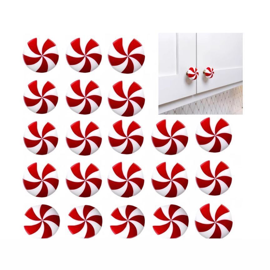 Christmas decorations-5-piece candy 10-pack V1221-CHRISTMAS-DECORATIONS-5-PIECE-CANDY-10-PACK