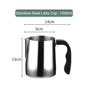 StainlessSteelCoffeeLatteArtCup1000ml-ModelA V1221-COFFEELATTEARTCUP1000ML-MODELA