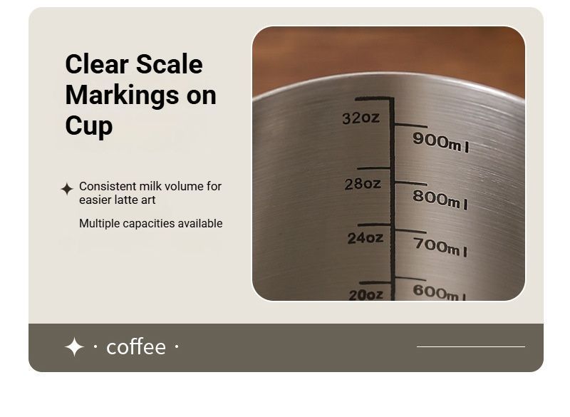 StainlessSteelCoffeeLatteArtCup1000ml-ModelA V1221-COFFEELATTEARTCUP1000ML-MODELA
