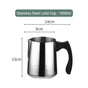 StainlessSteelCoffeeLatteArtCup1000ml-ModelB V1221-COFFEELATTEARTCUP1000ML-MODELB