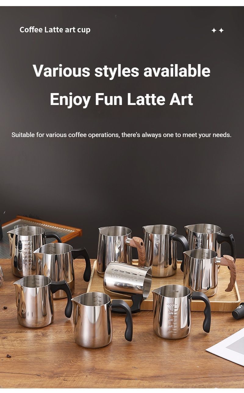 StainlessSteelCoffeeLatteArtCup1000ml-ModelB V1221-COFFEELATTEARTCUP1000ML-MODELB