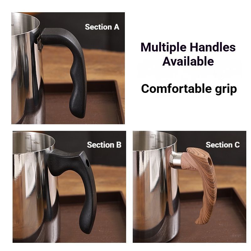 StainlessSteelCoffeeLatteArtCup1000ml-ModelD V1221-COFFEELATTEARTCUP1000ML-MODELD