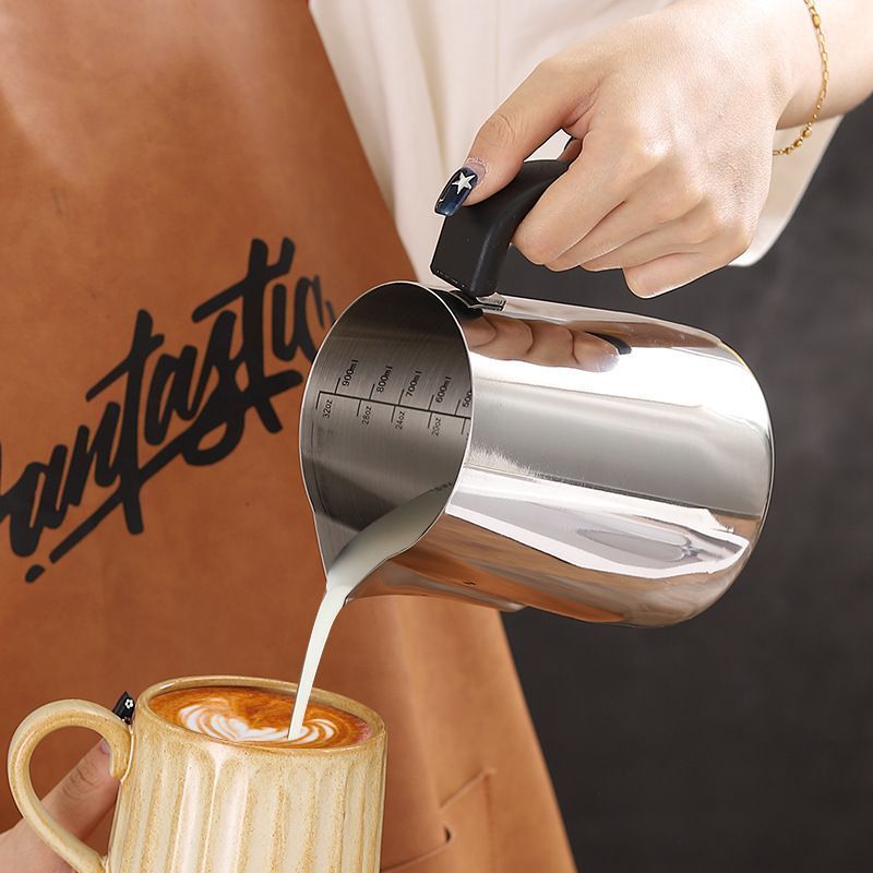 StainlessSteelCoffeeLatteArtCup600ml-ModelD V1221-COFFEELATTEARTCUP600ML-MODELD