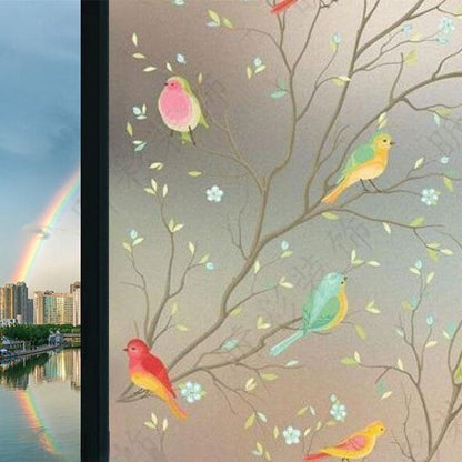 Colorful Birds 30*100cm V1221-COLORFUL-BIRDS-30-100CM