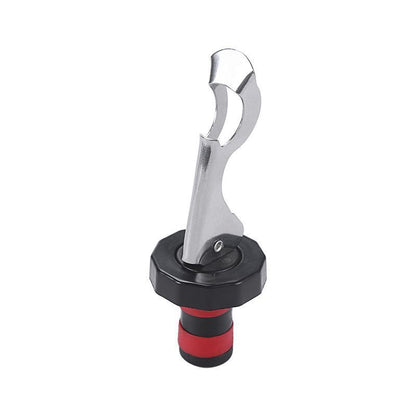 StainlessSteelWineOpenerandCorkscrew-Redandblack V1221-CORKSCREW-REDANDBLACK
