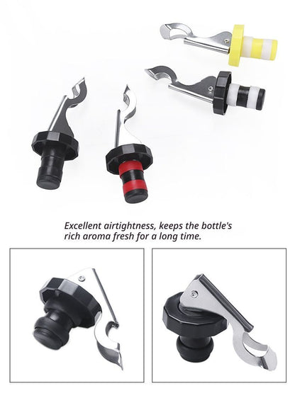 StainlessSteelWineOpenerandCorkscrew-Whiteandblack V1221-CORKSCREW-WHITEANDBLACK