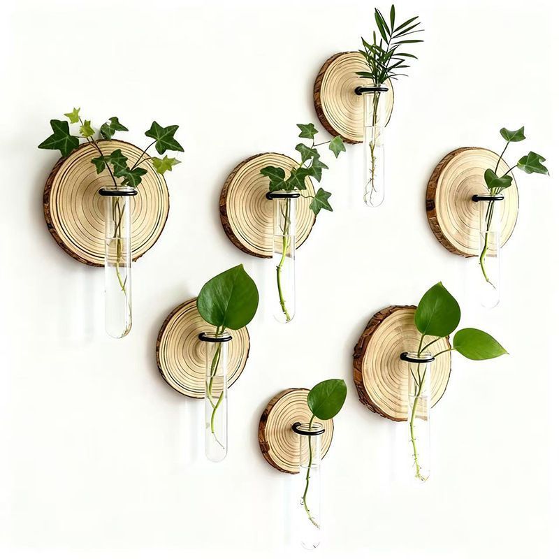 Creative Test Tube Hydroponic Vase-Set of 6 V1221-CREATIVE-TEST-TUBE-HYDROPONIC-VASE-SET-OF-6