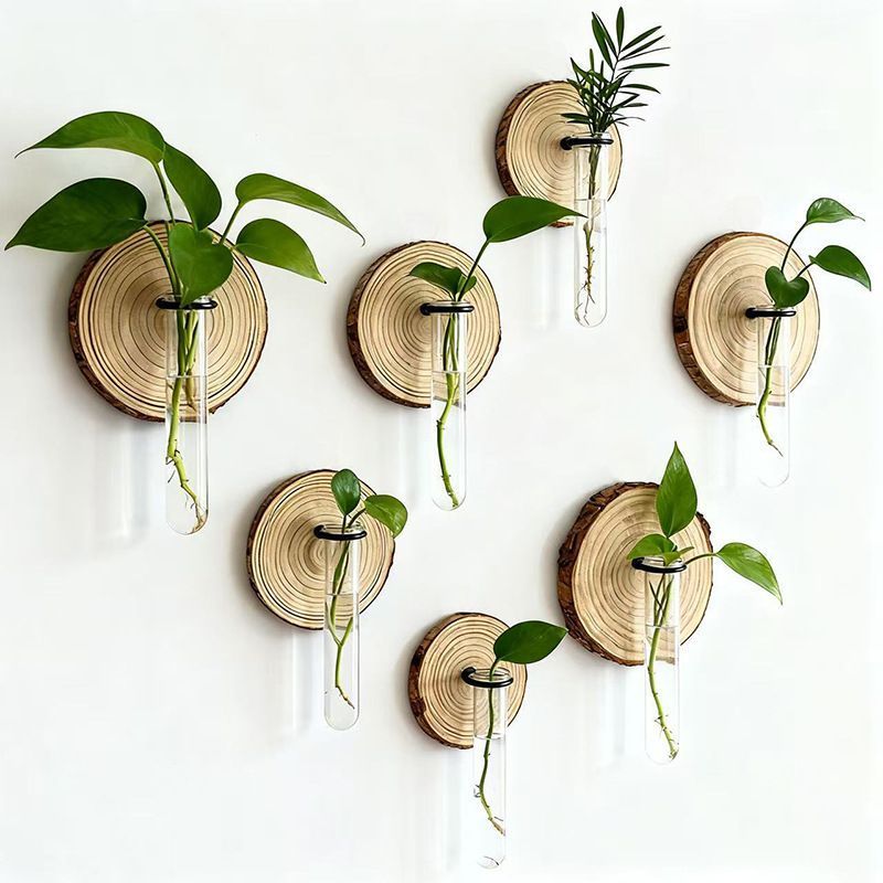 Creative Test Tube Hydroponic Vase-Set of 6 V1221-CREATIVE-TEST-TUBE-HYDROPONIC-VASE-SET-OF-6