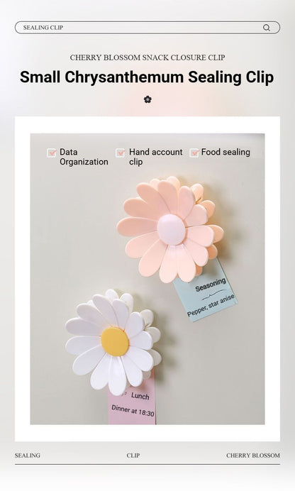 Daisy Sealing Clips Set Pink V1221-DAISY-SEALING-CLIPS-SET-PINK