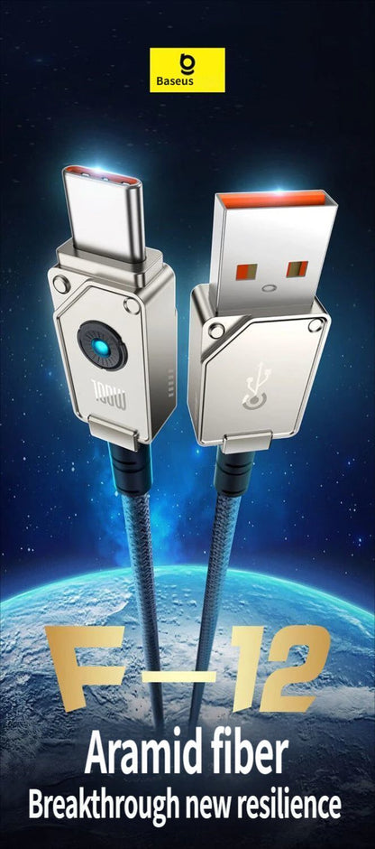 Fast charging data cable CtoC 100w 1m-White V1221-DATA-CABLE-CTOC-100W-1M-WHITE
