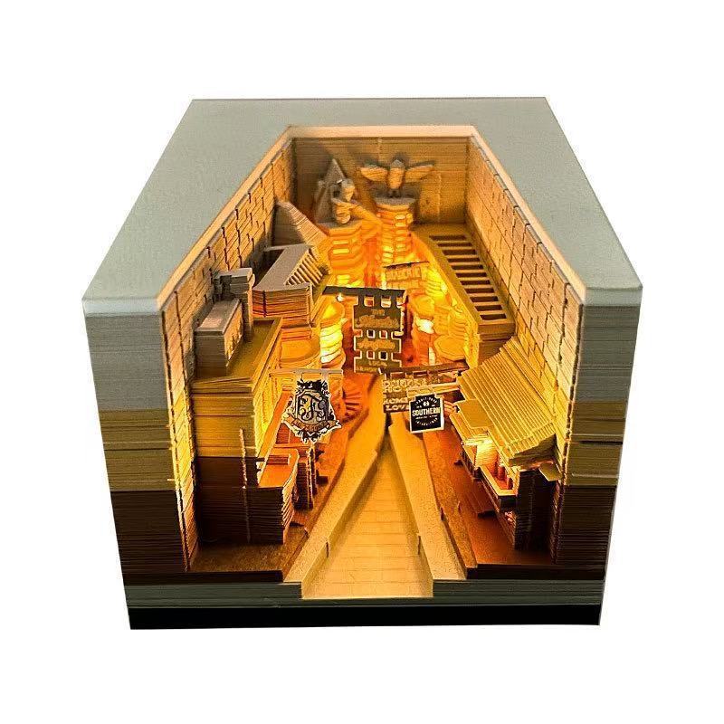 Diagon Alley with lights V1221-DIAGON-ALLEY-WITH-LIGHTS