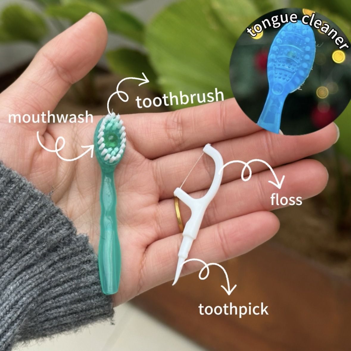 Disposable 3-in-1 Soft Toothbrush with Burst Bead V1221-DISPOSABLE-3-IN-1-SOFT-TOOTHBRUSH-WITH-BURST-BEAD